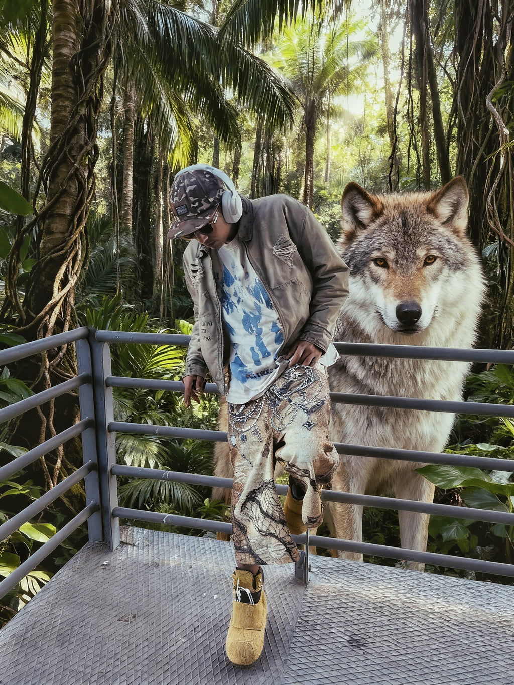 Vintage Chains Artwork Shorts – Luxury Graphic Edition