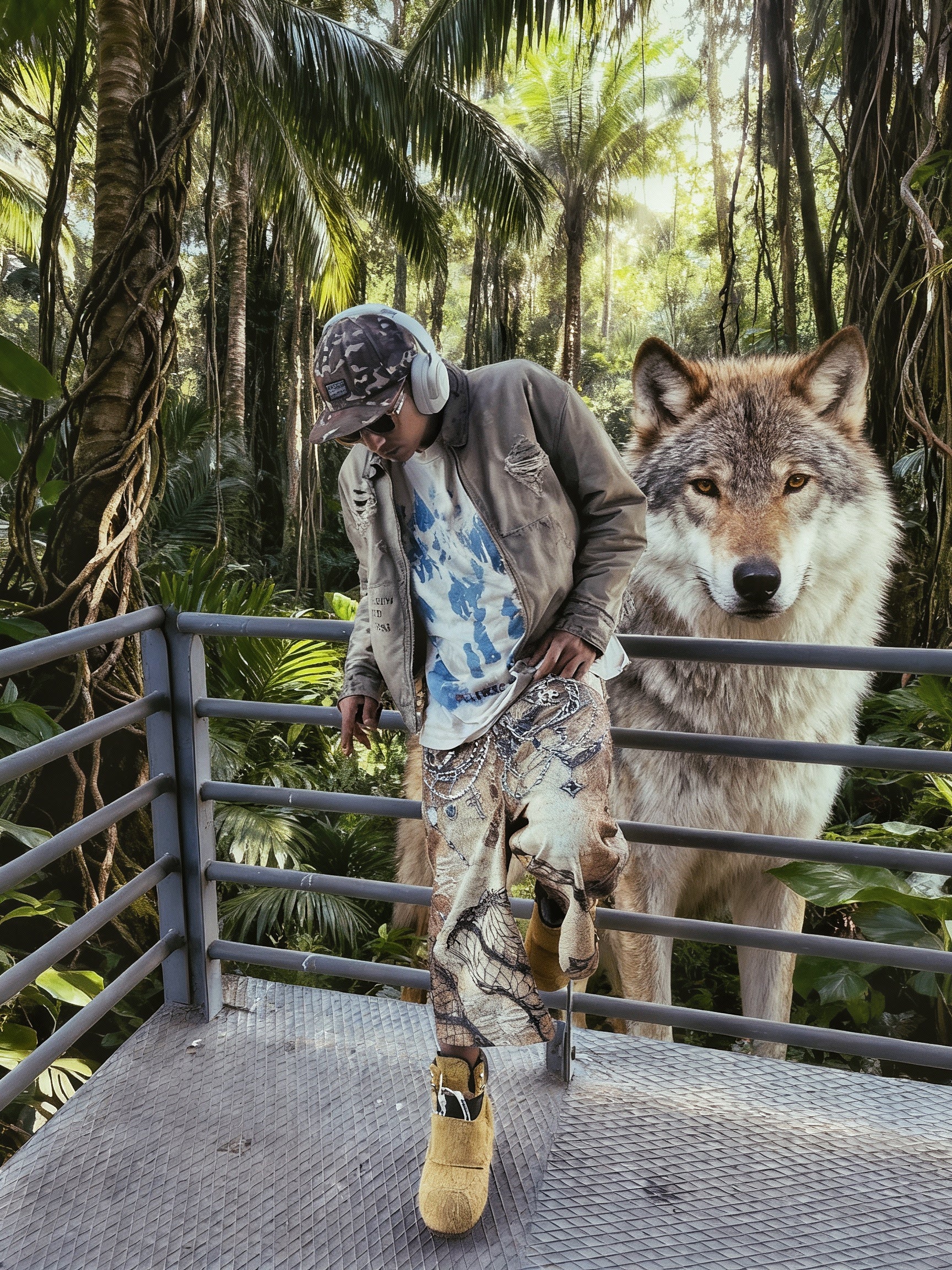 Vintage Chains Artwork Shorts – Luxury Graphic Edition