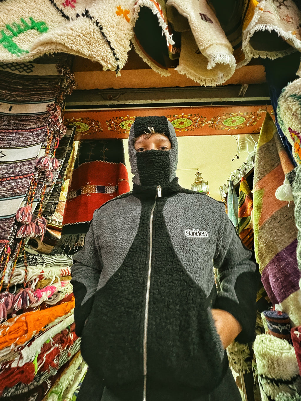 Strides Dual-Tone Sherpa Jacket 🖤⚫